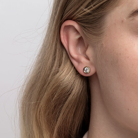 Stud Earrings with 1/2 Carat TW of Diamonds in 10ct Yellow Gold Stud Earrings with 1/2 Carat TW of Diamonds in 10ct Yellow Gold