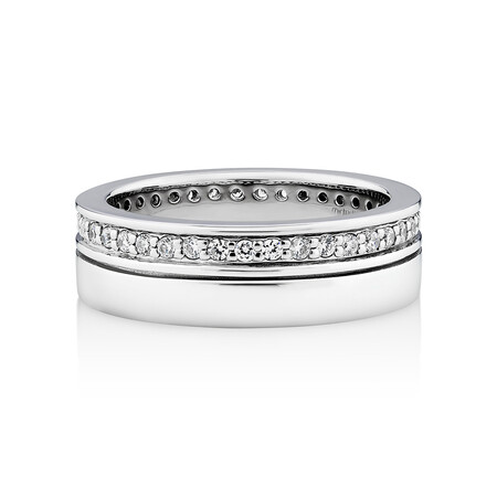 Ring with Cubic Zirconia in Sterling Silver Ring with Cubic Zirconia in Sterling Silver