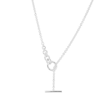50cm (20”) Graduated Fob Chain in Sterling Silver 50cm (20”) Graduated Fob Chain in Sterling Silver
