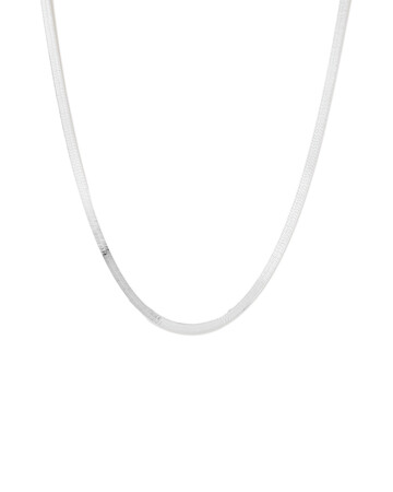 45cm (17") 4.5mm-5mm Width Snake Chain In Sterling Silver 45cm (17") 4.5mm-5mm Width Snake Chain In Sterling Silver