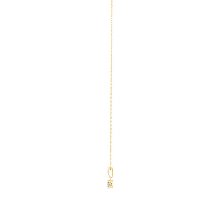 Pendant with 0.30 Carat TW of Diamonds in 10kt Yellow Gold Pendant with 0.30 Carat TW of Diamonds in 10kt Yellow Gold