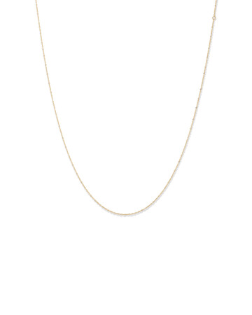 45cm (17") 1mm Width Solid Cable Chain In 10kt Yellow Gold 45cm (17") 1mm Width Solid Cable Chain In 10kt Yellow Gold