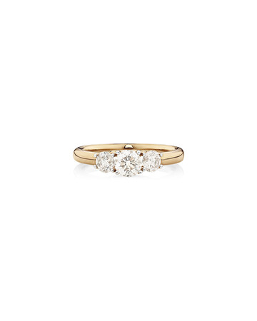 Three Stone Engagement Ring with 1 Carat TW of Diamonds in 14ct Yellow Gold Three Stone Engagement Ring with 1 Carat TW of Diamonds in 14ct Yellow Gold