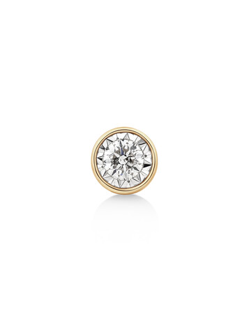 Single Solitaire Stud Earring with 0.30 Carat TW of Diamonds In 10kt Yellow Gold Single Solitaire Stud Earring with 0.30 Carat TW of Diamonds In 10kt Yellow Gold
