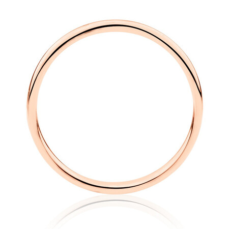 2mm High Domed Wedding Band in 10kt Rose Gold 2mm High Domed Wedding Band in 10kt Rose Gold