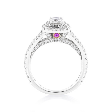 Sir Michael Hill Designer GrandApreggio Ring With 0.95 Carat TW Of Diamonds In 10ct White And Rose Gold Sir Michael Hill Designer GrandApreggio Ring With 0.95 Carat TW Of Diamonds In 10ct White And Rose Gold