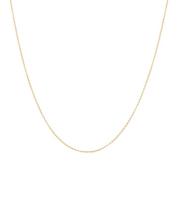 50cm (20") 1mm Width Diamond Cut Belcher Chain in 18kt Yellow Gold 50cm (20") 1mm Width Diamond Cut Belcher Chain in 18kt Yellow Gold
