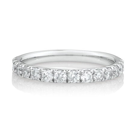 Evermore Wedding Band with 3/4 Carat TW Diamonds in 14ct White Gold Evermore Wedding Band with 3/4 Carat TW Diamonds in 14ct White Gold