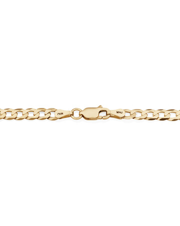 55cm (22") 3.5mm-4mm Width Curb Chain in 10kt Yellow Gold 55cm (22") 3.5mm-4mm Width Curb Chain in 10kt Yellow Gold