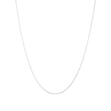 50cm (20") Belcher Chain in 10kt White Gold 50cm (20") Belcher Chain in 10kt White Gold