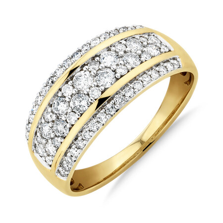 Ring with 0.70 Carat in 10ct Yellow Gold Ring with 0.70 Carat in 10ct Yellow Gold