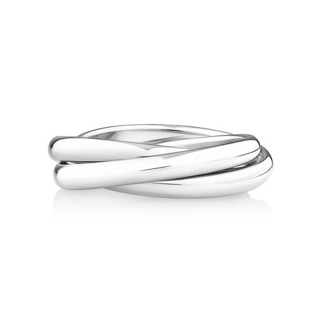 Triple Band Ring In Sterling Silver Triple Band Ring In Sterling Silver