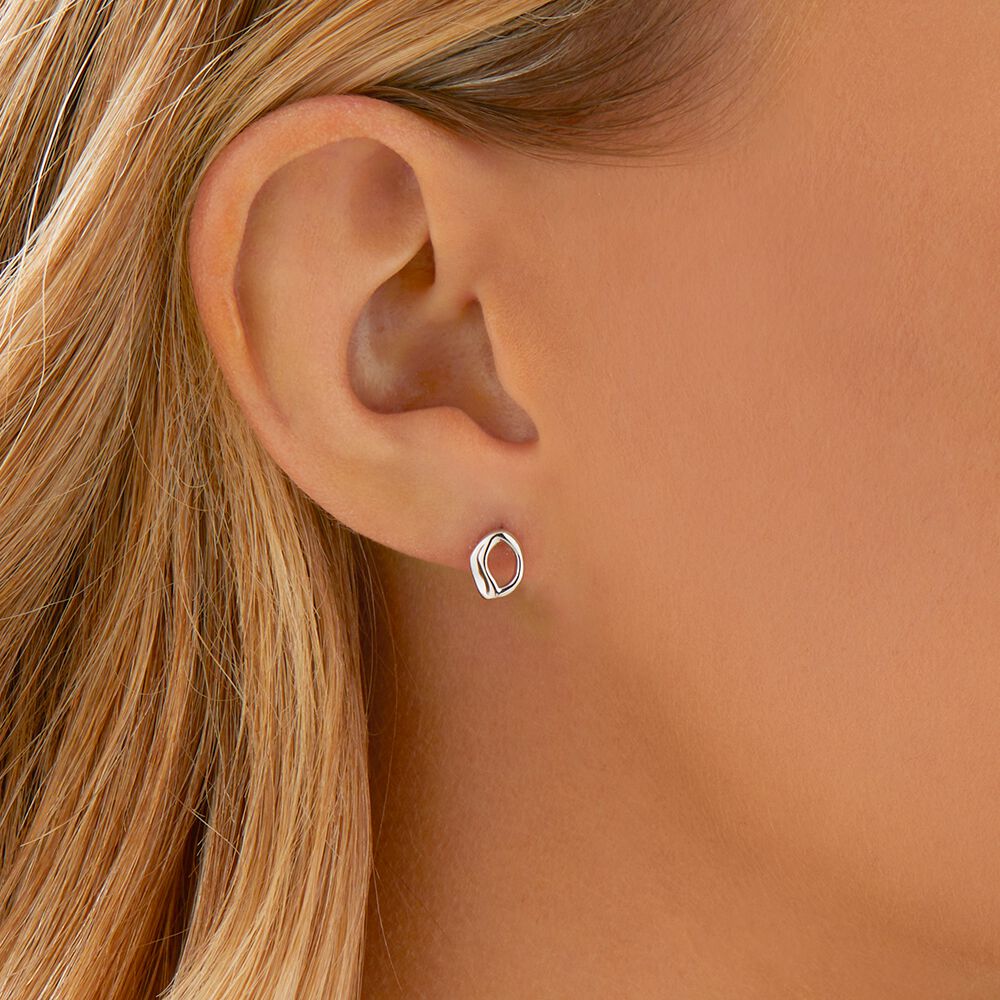 The Bay Gold Earrings 2024 www.alhudapk