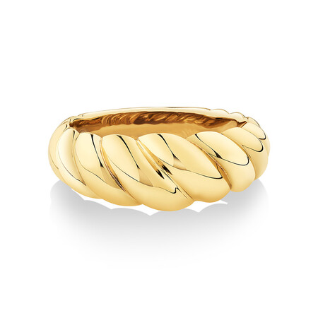 Wide Croissant Ring in 10kt Yellow Gold Wide Croissant Ring in 10kt Yellow Gold