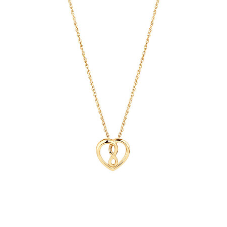 Mini Infinitas Pendant in 10ct Yellow Gold Mini Infinitas Pendant in 10ct Yellow Gold