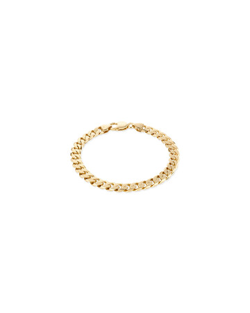 Men's Curb Bracelet in 10ct Yellow Gold Men's Curb Bracelet in 10ct Yellow Gold