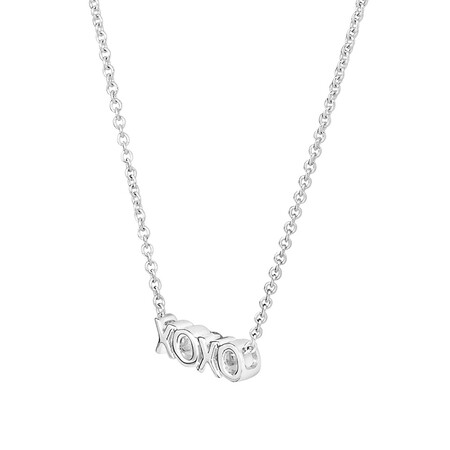 45cm (18") XOXO Necklace in Sterling Silver 45cm (18") XOXO Necklace in Sterling Silver