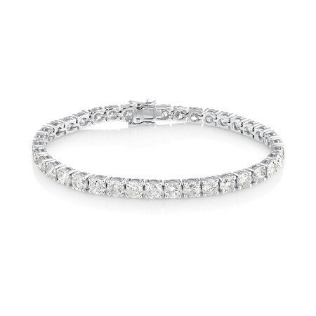 Tennis Bracelet with 14.25 Carat TW of Diamonds In 14kt White Gold Tennis Bracelet with 14.25 Carat TW of Diamonds In 14kt White Gold