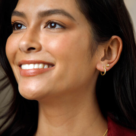 Hoop Earrings in 10ct Yellow Gold Hoop Earrings in 10ct Yellow Gold
