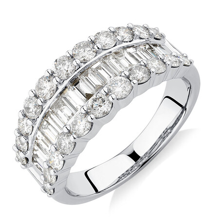 Ring with 2 Carat TW of Diamonds in 14ct White Gold Ring with 2 Carat TW of Diamonds in 14ct White Gold