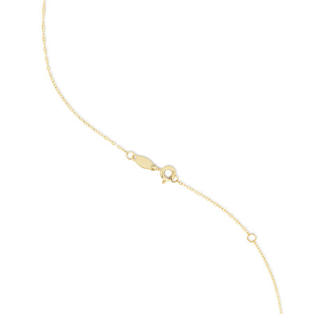 Halo Necklace with Green Amethyst & 0.15 Carat TW of Diamonds in 10kt Yellow Gold Halo Necklace with Green Amethyst & 0.15 Carat TW of Diamonds in 10kt Yellow Gold