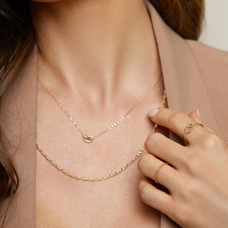 50cm Paperclip Chain in 10ct Yellow Gold 50cm Paperclip Chain in 10ct Yellow Gold
