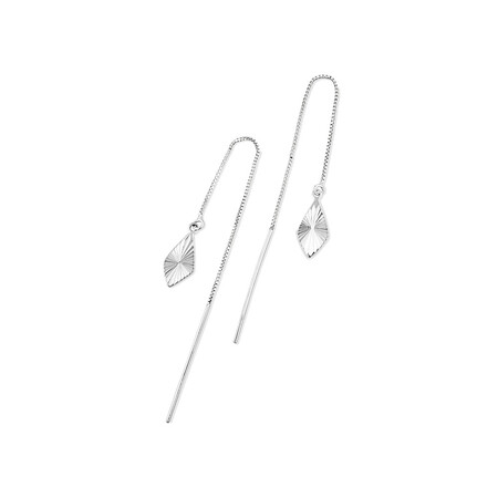 Thread Earrings in Sterling Silver Thread Earrings in Sterling Silver