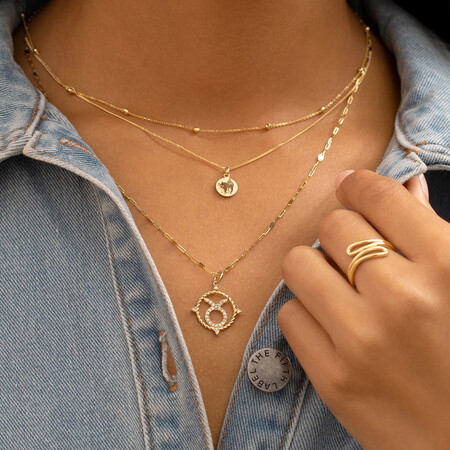 Taurus Zodiac Pendant in 10ct Yellow Gold Taurus Zodiac Pendant in 10ct Yellow Gold
