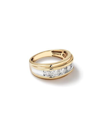 Men's Ring with 1 1/4 Carat TW of Diamonds in 14kt Yellow Gold Men's Ring with 1 1/4 Carat TW of Diamonds in 14kt Yellow Gold