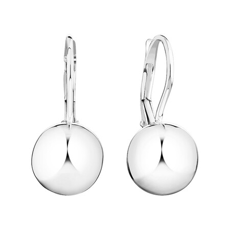 Ball Earrings in Sterling Silver Ball Earrings in Sterling Silver