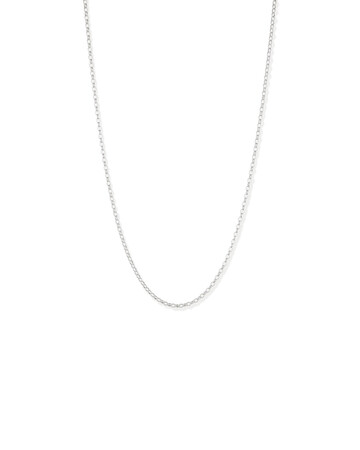 55cm (22") Oval Belcher Chain in Sterling Silver 55cm (22") Oval Belcher Chain in Sterling Silver