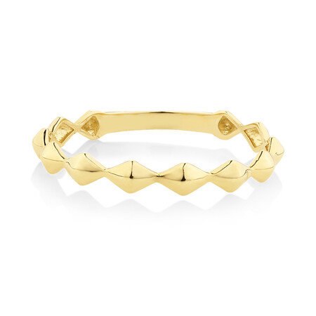 Edge Ring in 10ct Yellow Gold Edge Ring in 10ct Yellow Gold