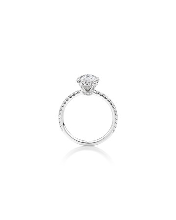 Sir Michael Hill Designer Halo Oval Engagement Ring with 1.35 Carat TW of Diamonds in 18ct White Gold Sir Michael Hill Designer Halo Oval Engagement Ring with 1.35 Carat TW of Diamonds in 18ct White Gold
