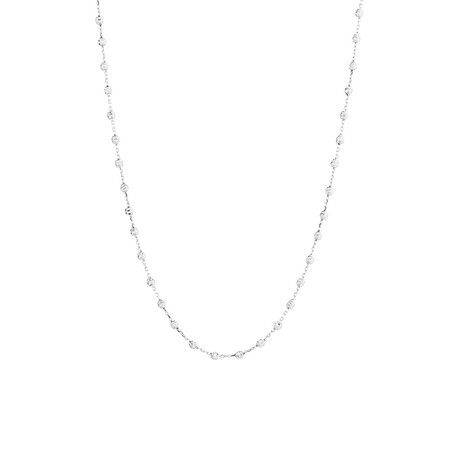 45cm (18") Fancy Chain in 10ct White Gold 45cm (18") Fancy Chain in 10ct White Gold