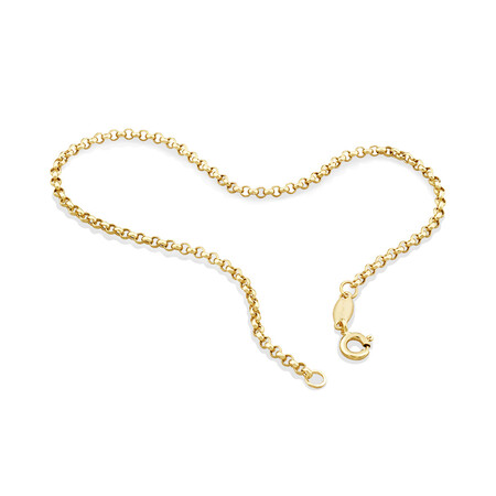 21cm (8") 2mm-2.5mm Width Hollow Belcher Bracelet in 10kt Yelllow Gold 21cm (8") 2mm-2.5mm Width Hollow Belcher Bracelet in 10kt Yelllow Gold