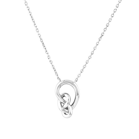 Mini Knots Necklace in Sterling Silver Mini Knots Necklace in Sterling Silver