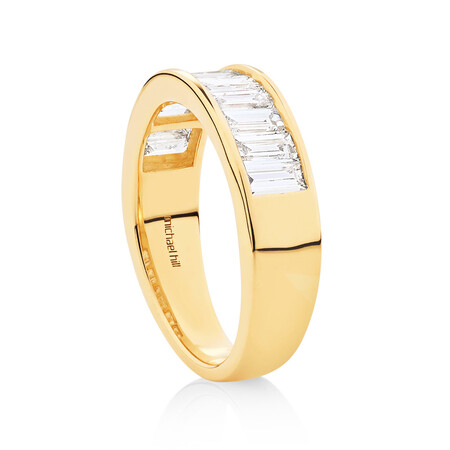 Wedding Band with 1.21 Carat TW of Diamonds in 14kt Yellow Gold Wedding Band with 1.21 Carat TW of Diamonds in 14kt Yellow Gold