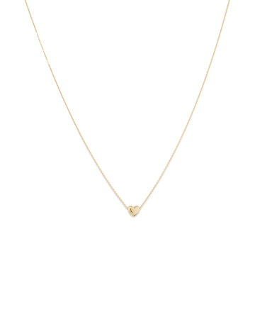 Heart Slider Necklace in 10ct Yellow Gold Heart Slider Necklace in 10ct Yellow Gold