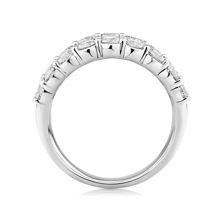 Ring with 3 Carat TW of Diamonds in 14kt White Gold Ring with 3 Carat TW of Diamonds in 14kt White Gold