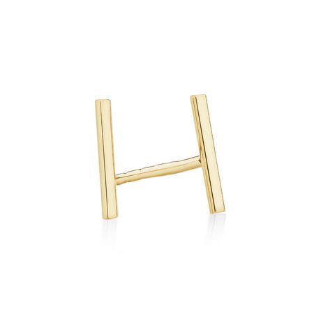 8mm Narrow Bar Stud Earrings in 10kt Yellow Gold 8mm Narrow Bar Stud Earrings in 10kt Yellow Gold