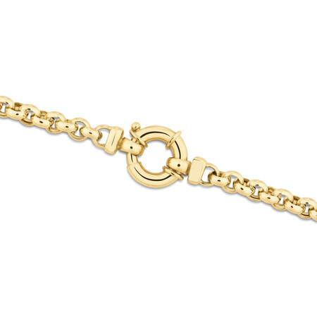 45cm (18") 5mm-5.5mm Width Hollow Belcher Chain in 10kt Yellow Gold 45cm (18") 5mm-5.5mm Width Hollow Belcher Chain in 10kt Yellow Gold