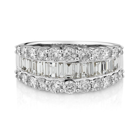 Ring with 2 Carat TW of Diamonds in 14kt White Gold Ring with 2 Carat TW of Diamonds in 14kt White Gold