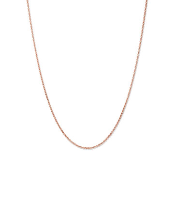 50cm (20") Hollow Belcher Chain in 10ct Rose Gold 50cm (20") Hollow Belcher Chain in 10ct Rose Gold