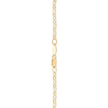 19cm (7.5") 2.5mm-3mm Width Diamond Set Belcher Bracelet in 10kt Yellow Gold 19cm (7.5") 2.5mm-3mm Width Diamond Set Belcher Bracelet in 10kt Yellow Gold