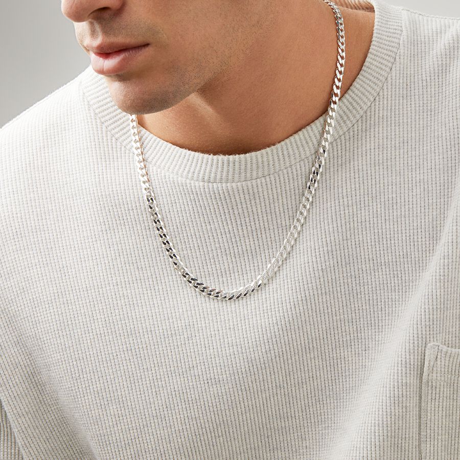 Mens curb chain clearance