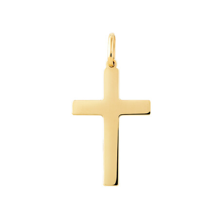 Large Cross Pendant in 10kt Yellow Gold Large Cross Pendant in 10kt Yellow Gold