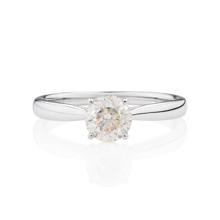 Solitaire Engagement Ring With 1 Carat TW Of Diamonds In 10ct White Gold Solitaire Engagement Ring With 1 Carat TW Of Diamonds In 10ct White Gold
