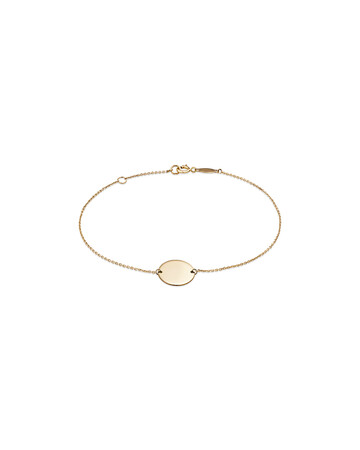 19cm (7.5") Circle Disc Bracelet in 10kt Yellow Gold 19cm (7.5") Circle Disc Bracelet in 10kt Yellow Gold
