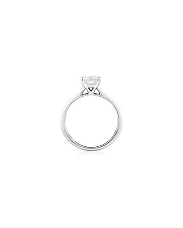 Evermore Certified Solitaire Ring With 1 Carat TW Diamond In 14ct White Gold Evermore Certified Solitaire Ring With 1 Carat TW Diamond In 14ct White Gold