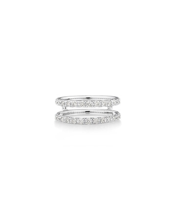 Enhancer Ring with 1/2 Carat TW of Diamonds in 14kt White Gold Enhancer Ring with 1/2 Carat TW of Diamonds in 14kt White Gold